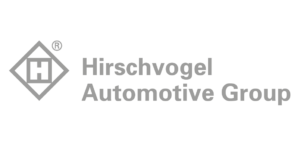 Auf diesem Bild ist das Logo der Hirschvogel Automotive Group zu sehen