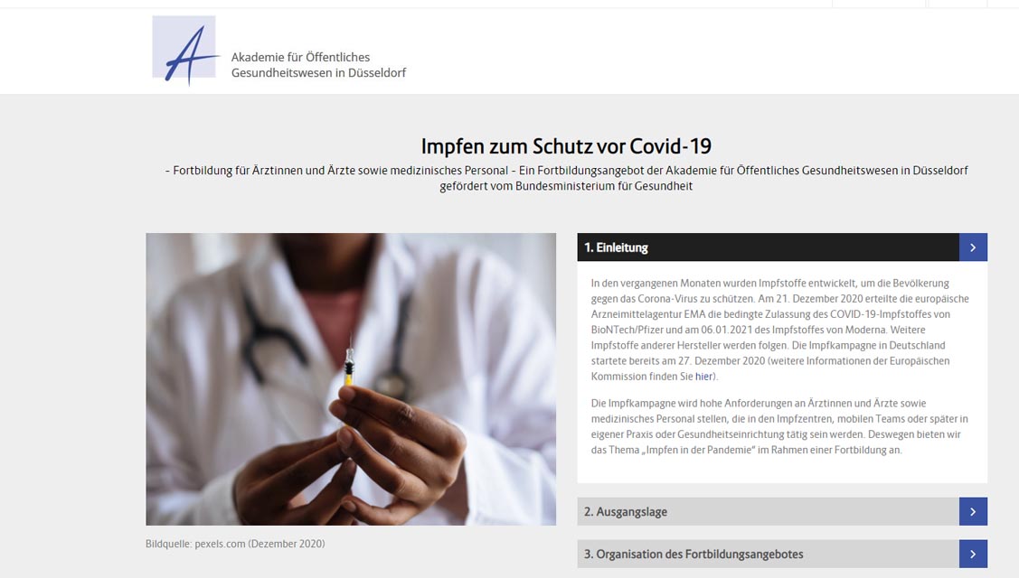 Akademie für Öffentliches Gesundheitswesen in Düsseldorf