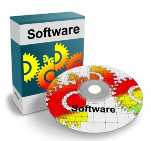 CD vor einer Software Box